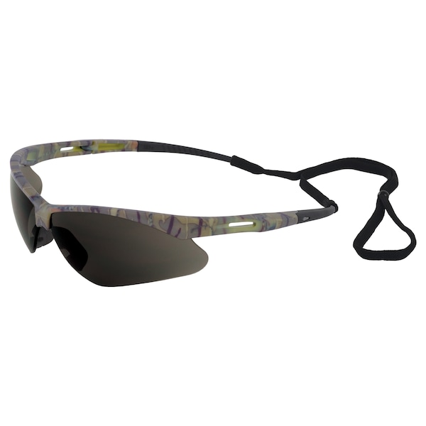 Deltaplus Safety Glasses, Anti-Fog, Gray Lens, Camo Frame 15335 - main